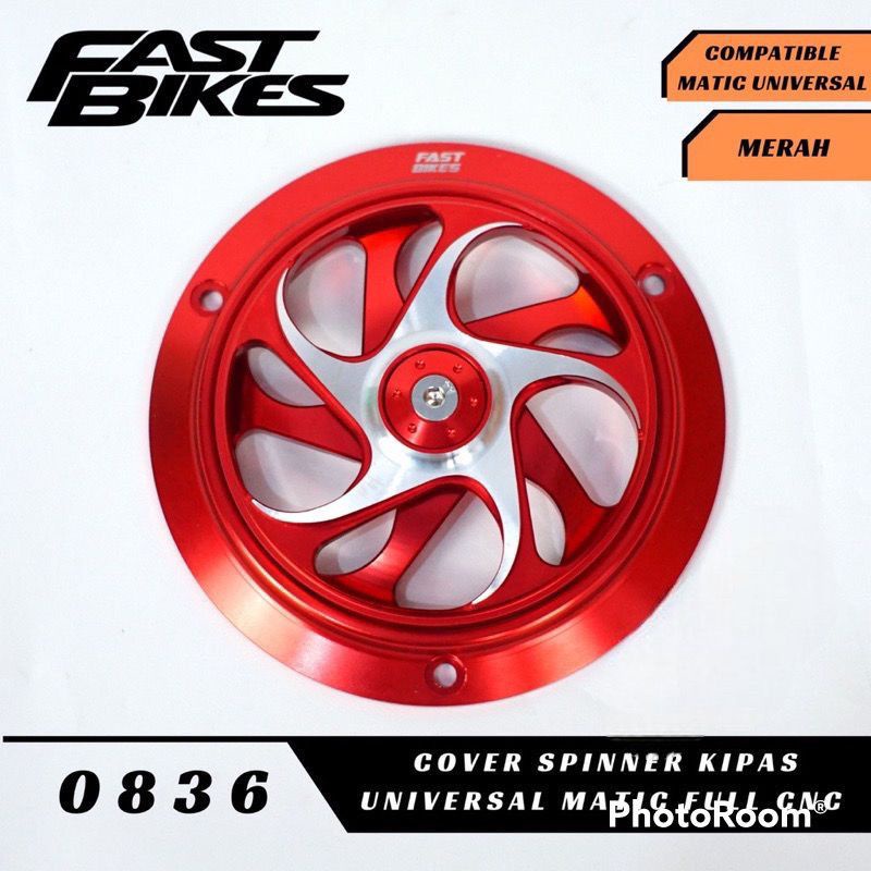 Cnc Cover Pelindung Kipas Radiator Mesin Motor Engine Cooling Fan Kipas Radiator Untuk Vespe Sprint Primavera(polos) 125 150