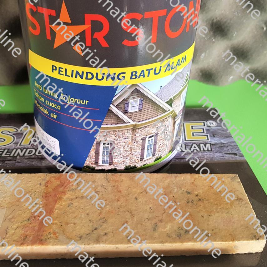 ☻ PROPAN STAR STONE STARSTONE Cat Vernis Coating Batu Alam 1 Kg 1Kg ۞