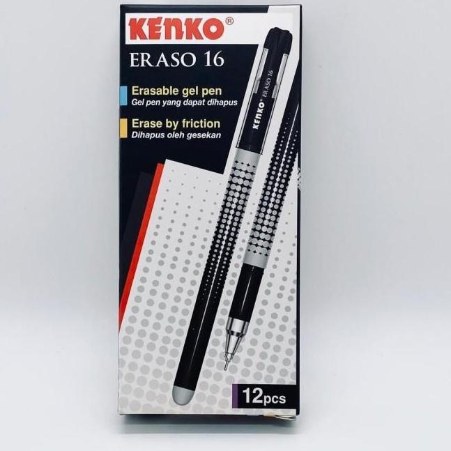 

Get Order KENKO Pulpen Gel Pen Eraso 16 BISA HAPUS (12 PC)