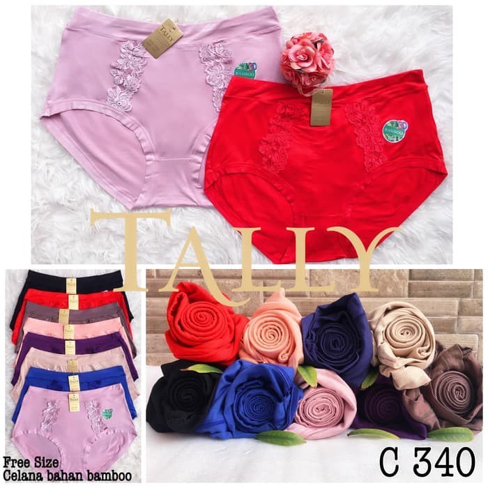 CD WANITA JUMBO TALLY 340 RENDA BAHAN BAMBOO KATUN