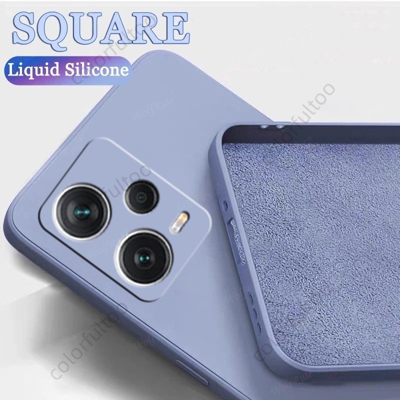 Soft Case Poco X5 5G Poco X5 Pro 5G Liquid Silikon Candy Macaron Bludru