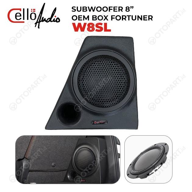 Subwoofer Box 8 Inch Cello W8E/W8Sl Pnp Oem Fortuner 2016-2021