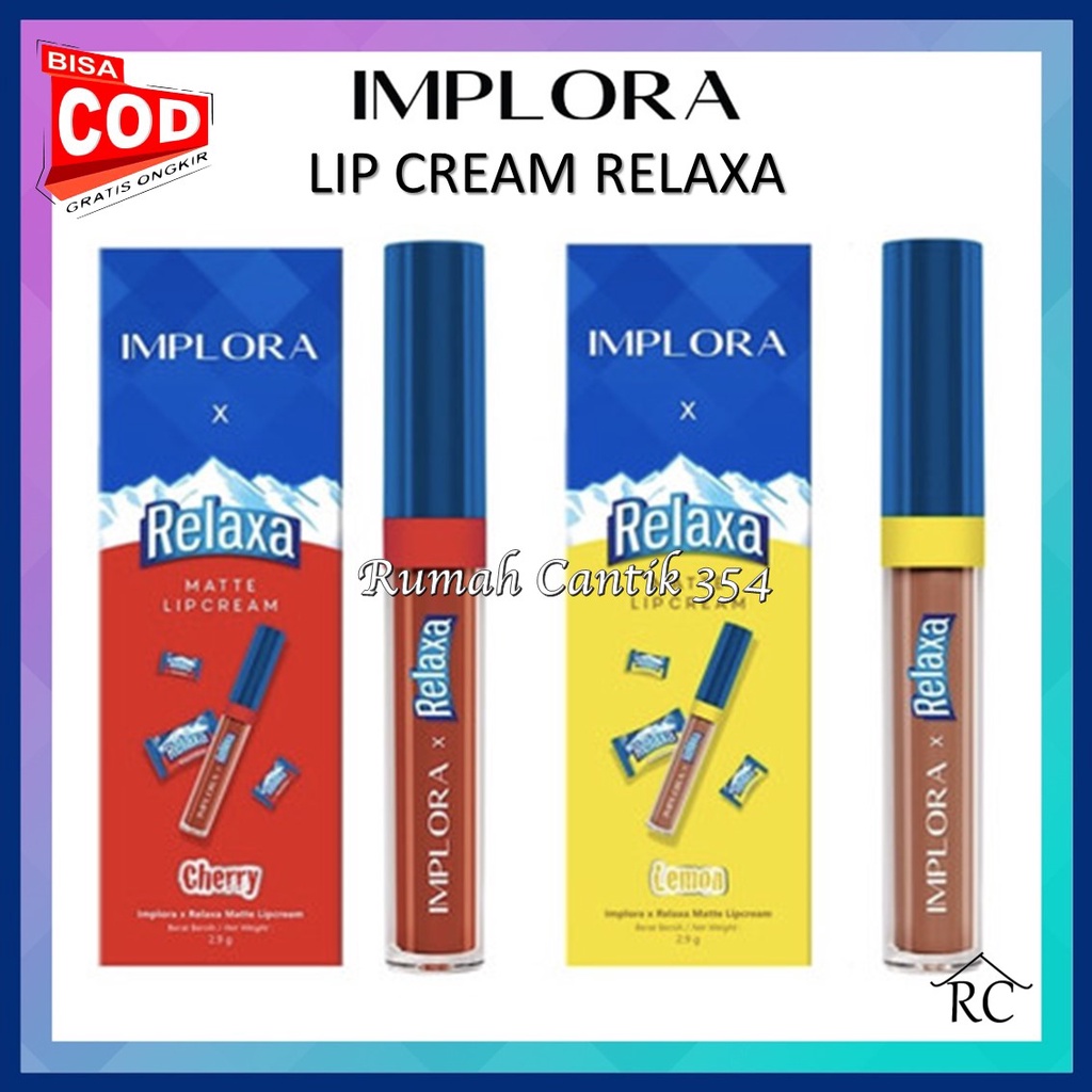 Implora X Relaxa Matte Lipcream (New Launch)