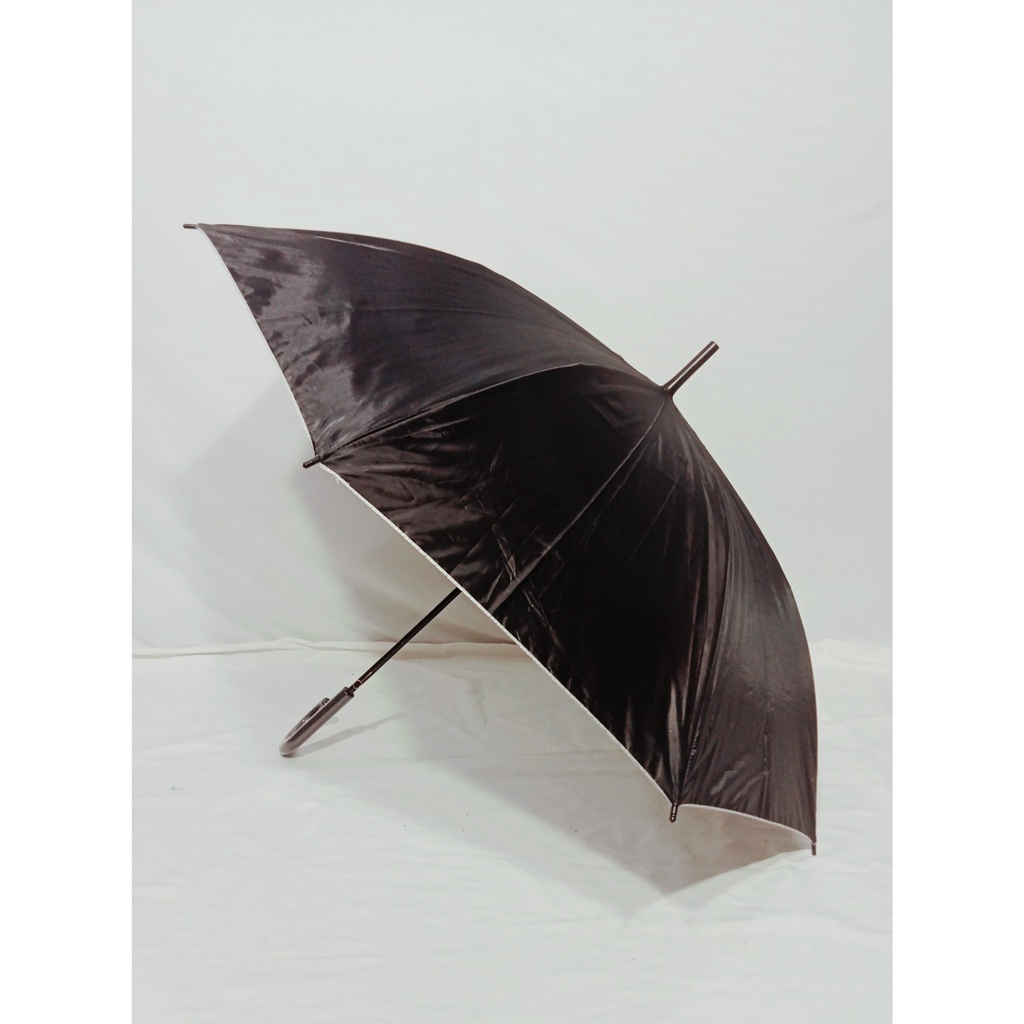 Payung Panjang Standar Otomatis Lapisan silver Promosi Colorful Dengan Sarung - 050