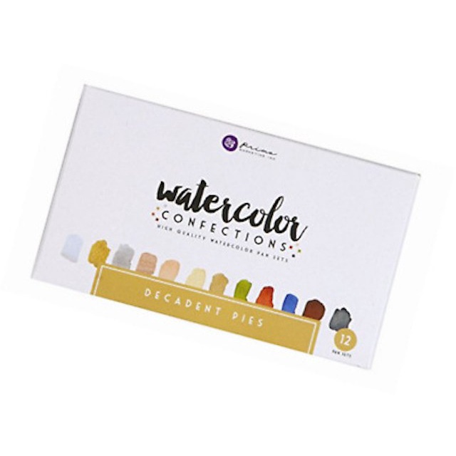 

Terlaris Prima Marketing Watercolor Confections (Decadent Pies) - 12 Colors