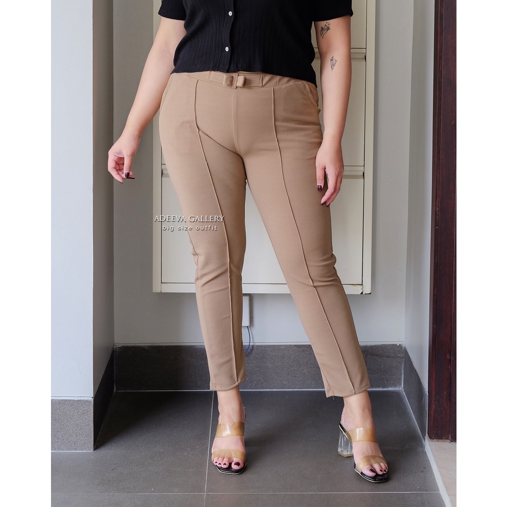 ADEEVA Viona Pants Jumbo Celana Kerja Wanita Jumbo