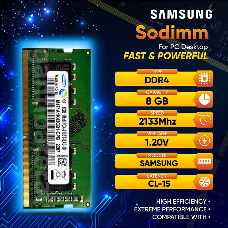 Ram Laptop 8GB DDR4 2133 PC4-2133 Sodimm memory