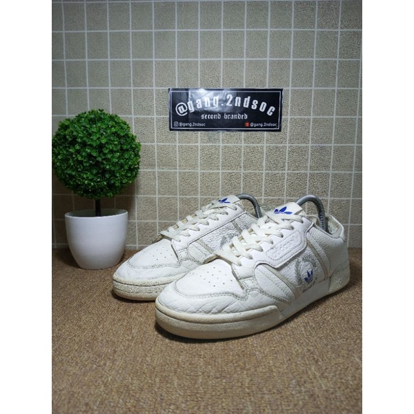 Adidas continental 80 white trainers second (42⅔)