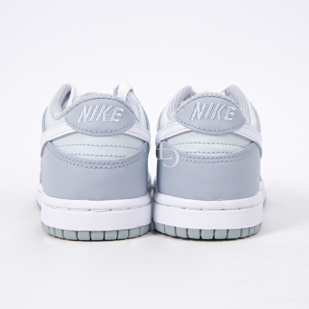 Kids Nike Dunk Low Two Tone Grey (Pre-School) DH9756-001 100% Original