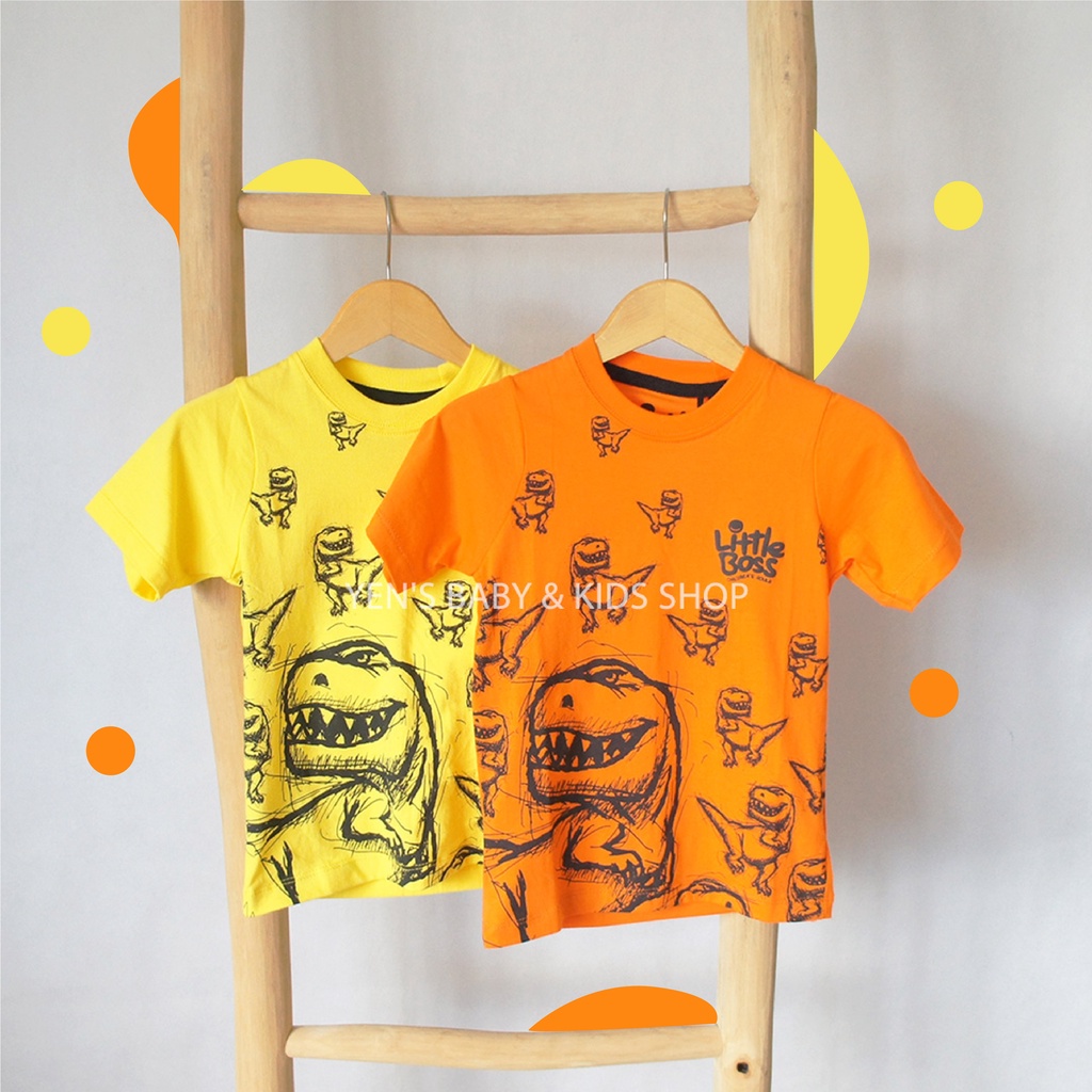 T-SHIRT DINO YELLOW  | T-SHIRT DINO ORANGE