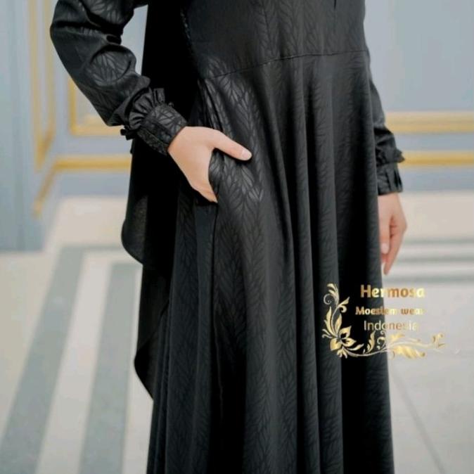 GAMIS EMBOS SYARI PREMIUM PADI HITAM HERMOSA ORIGINAL