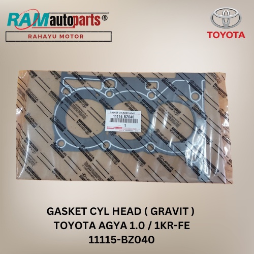 GASKET CYL HEAD ( GRAVIT ) TOYOTA AGYA 1.0 / 1KR-FE