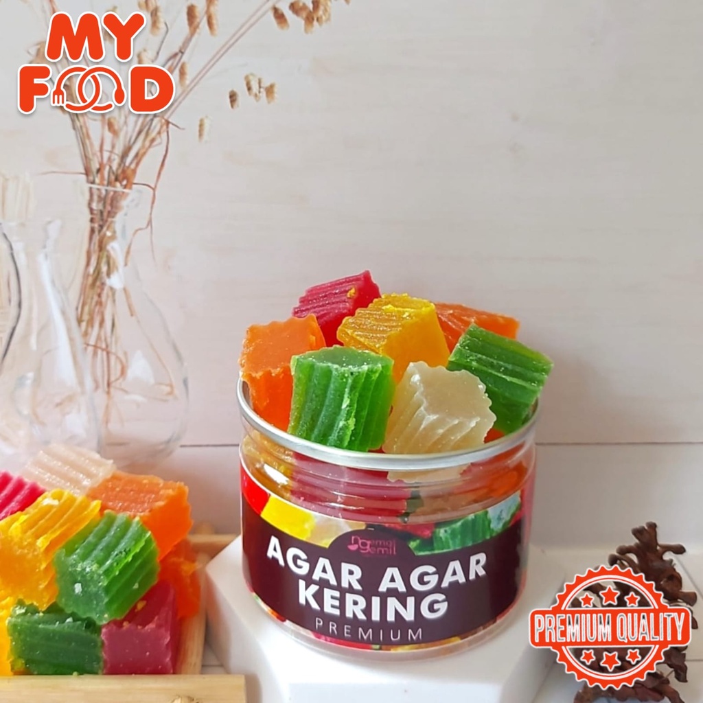 

[Myfoodofficial] - Can Agar Agar Kering Kohakuto Crunchy Crystal Candy Homemade Kualitas Premium