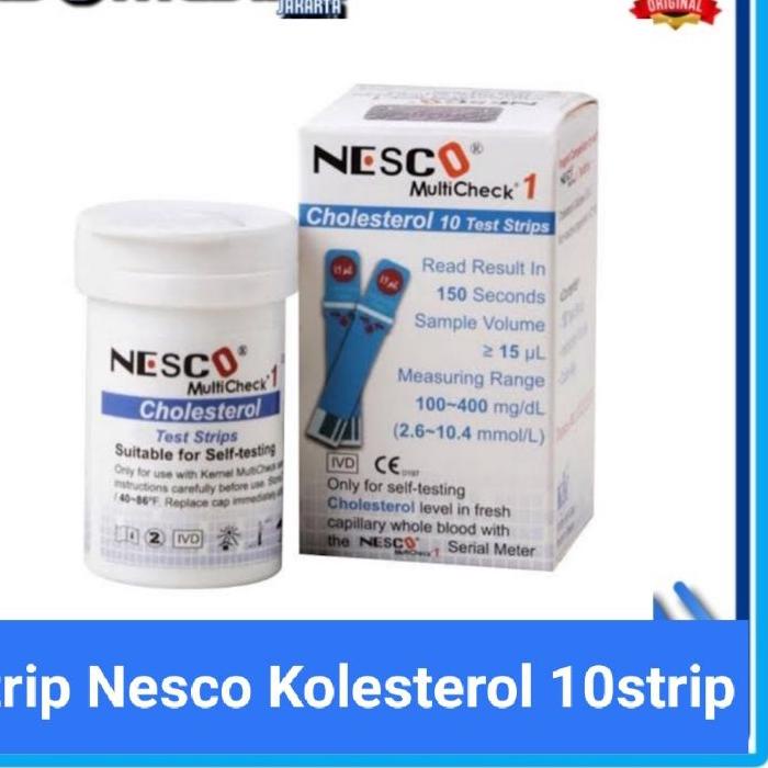 ✩ Strip Nesco Gula darah Stik Nesco / Asam Urat Nesco / Kolesterol nesco Strip / Uric Acid Nesco / G