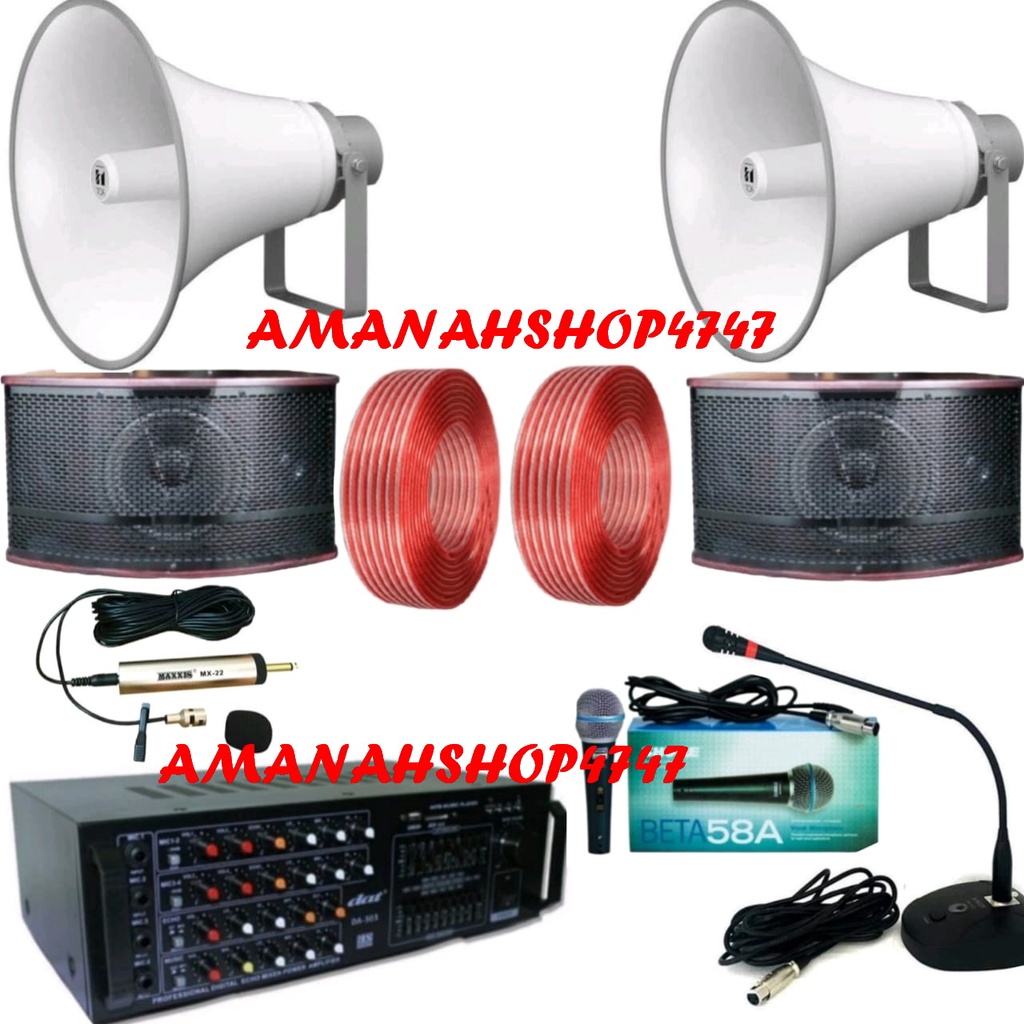 PAKET SOUND SYSTEM TOA MASJID SPEAKER LUAR DAN DALAM PAKET TOA MASJID PAKET TOA MUSHOLLA TOA ZH5025