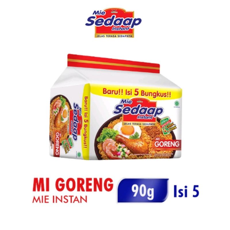 

Mie Sedap isi 5 Pcs Rasa Goreng dan Soto