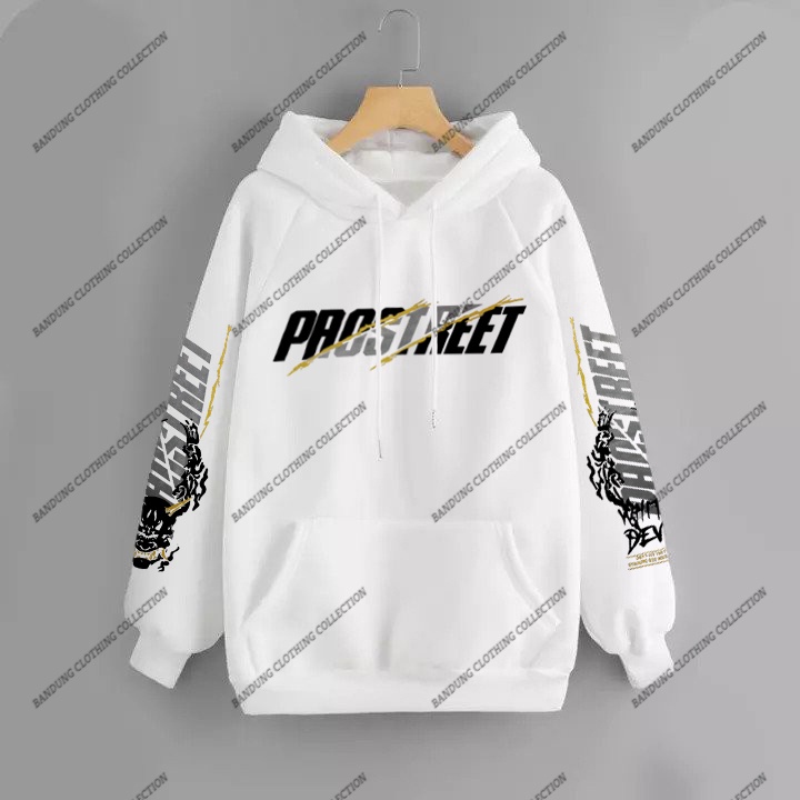 PROSTREET WHITE DEVIL PUTIH HOODIE PROSTREET DEWASA PRIA WANITA SIZE M L XL XXL / HOODIE SUNMORI PRIA TERBARU 2023