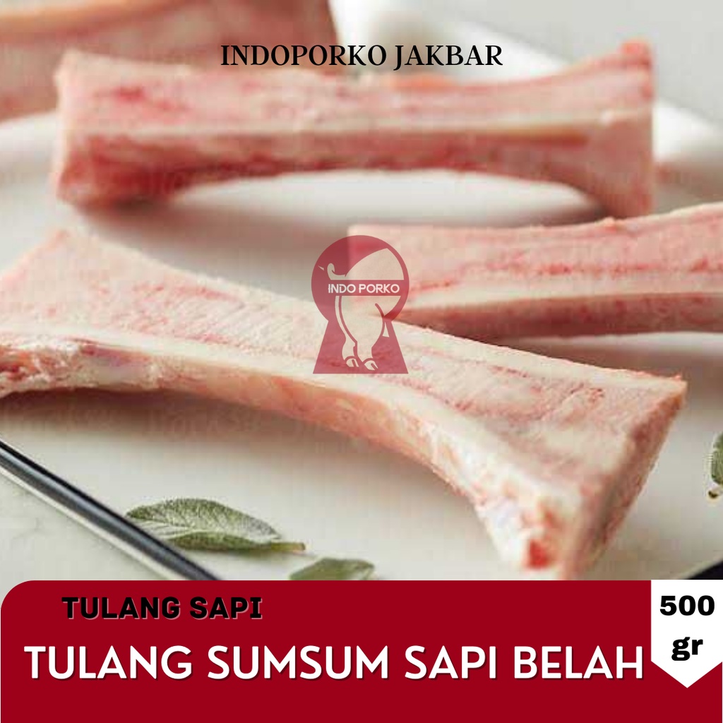 

Beef Bone Marrow Sapi / Tulang Sum-Sum Kaki Sapi Belah Panjang