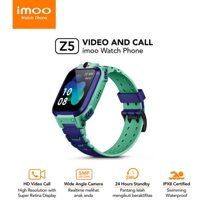 imoo Watch Phone Z5 - HD Video Call Jam Tangan Anak Smart Original ---NEW READY---