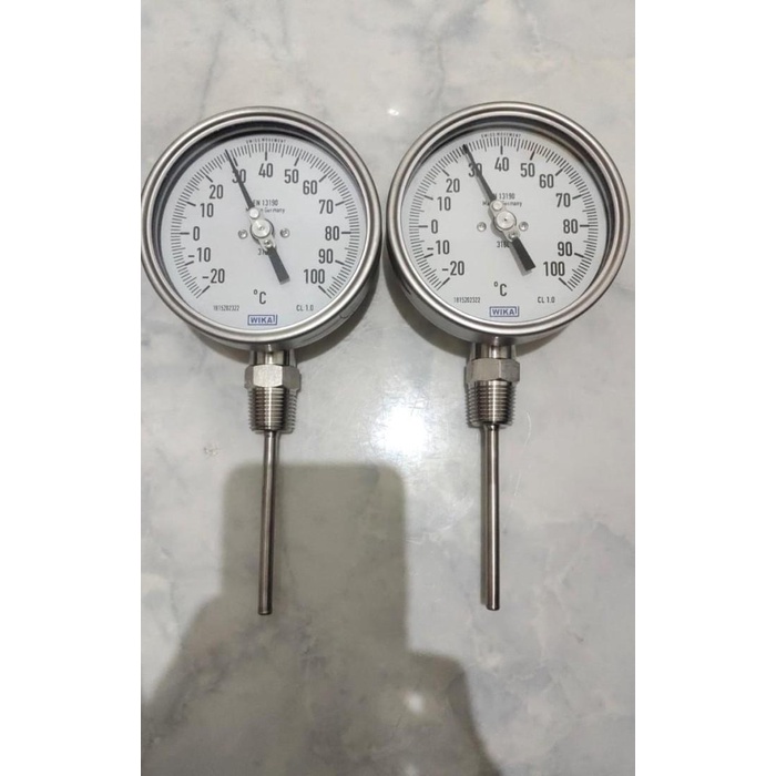 Terlaris Temperature Gauge Wika 4 Inch Minus 20-100C