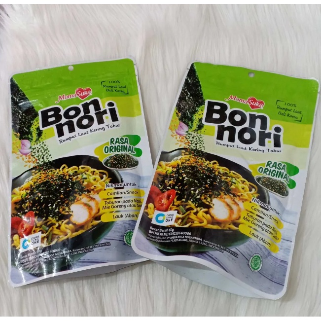 

Bon Nori Mamasuka Rumput Laut Kering Tabur 60 Gram