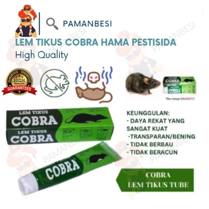 

Lem Tikus / Jebakan Tikus / Cobra / Lem Tikus Cobra Super Lengket