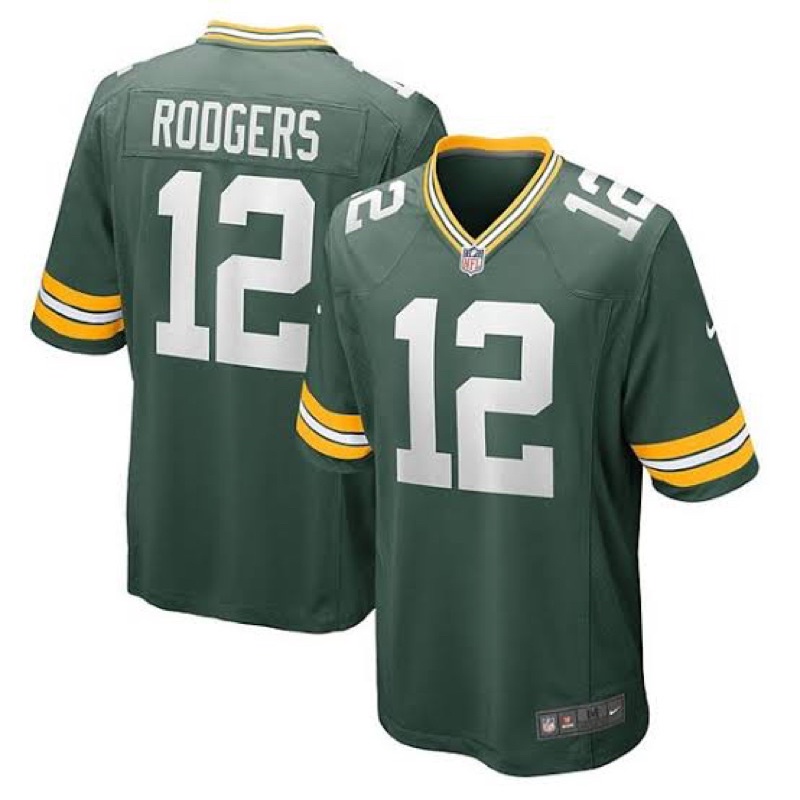 AMERICAN FOOTBALL JERSEY NFL GREEN BAY PACKERS AARON RODGERS