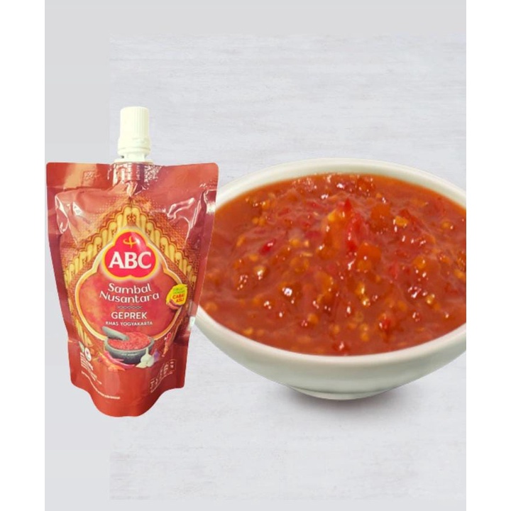 

ABC Sambal Nusantara Geprek Pouch 180 gr