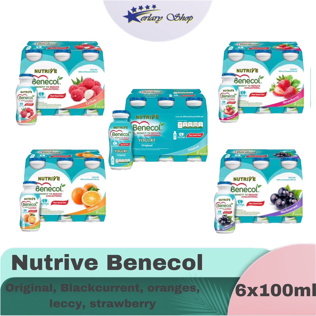 

Nutrive Benecol 6x100ml / minumam penurun kolestrol / benecol single 100ml