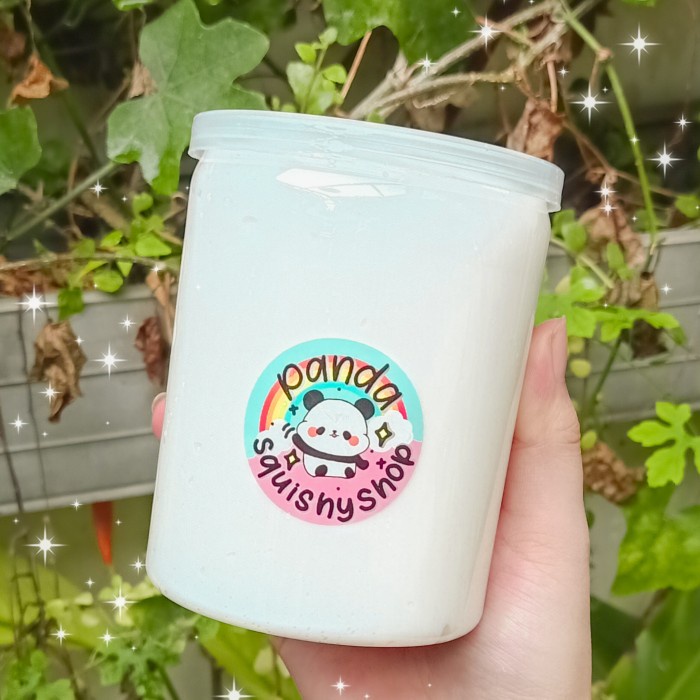 gummy slime /tofu slime 500 gram - Putih