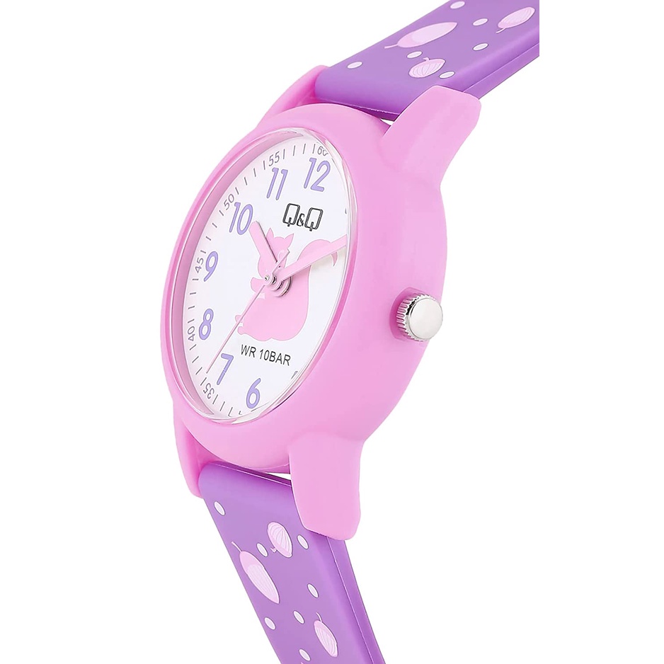 Q&amp;Q QNQ QQ ORIGINAL RUBBER BAND KIDS WATCH JAM TANGAN ANAK  Import V23 V23A V23A-007 Kado