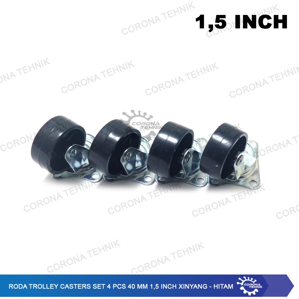 Set 4 Pcs 40 mm 1,5 Inch XINYANG Roda Trolley Casters