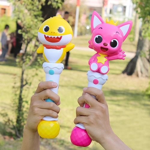 mainan Pinkfong Baby Shark Magic Bubble Wand