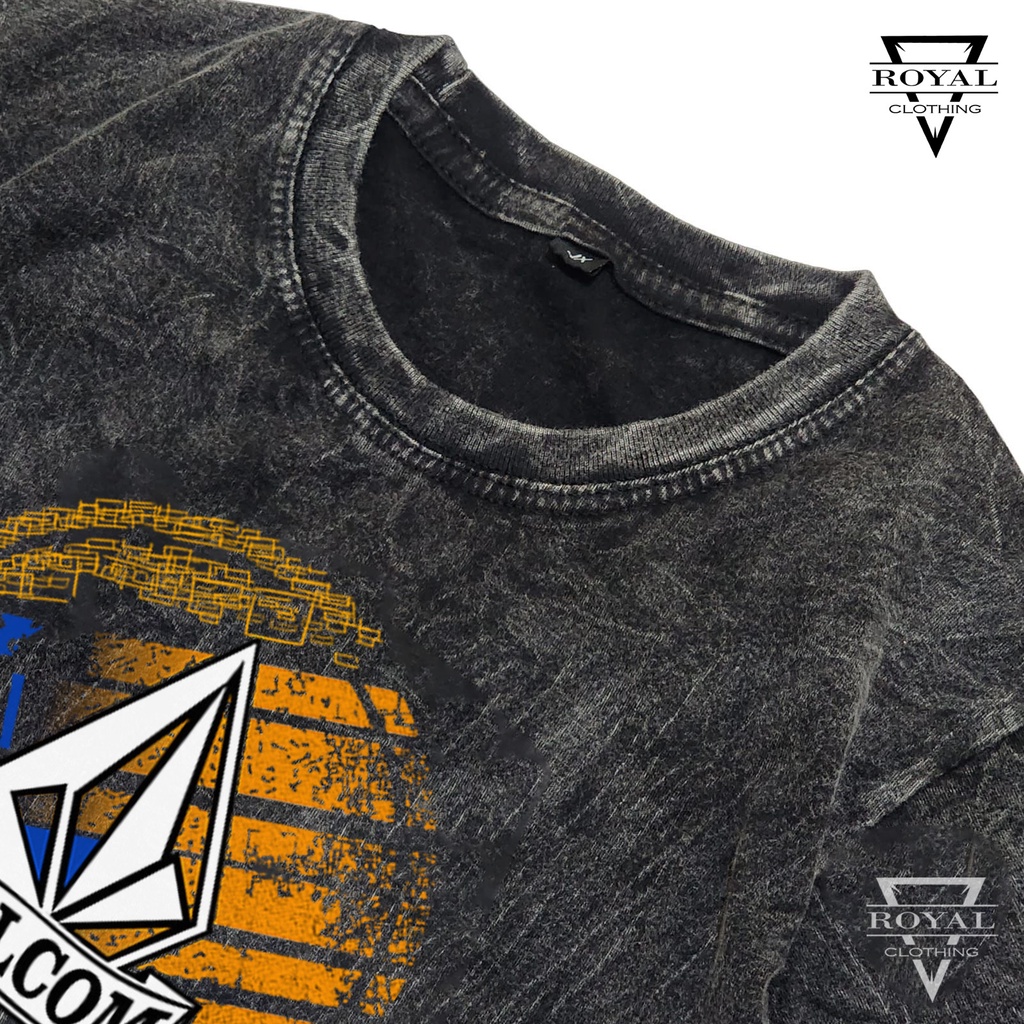 Baju Kaos Anak Washet Laki Laki / Perempuan Unisex Umur 1-12 Tahun Bahan Cotton 30S ROYAL CLOTHING 31