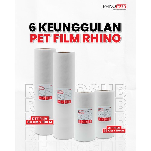 Terlaris Ri-Pet Film Dtf A3 Roll (33Cm X 100M)