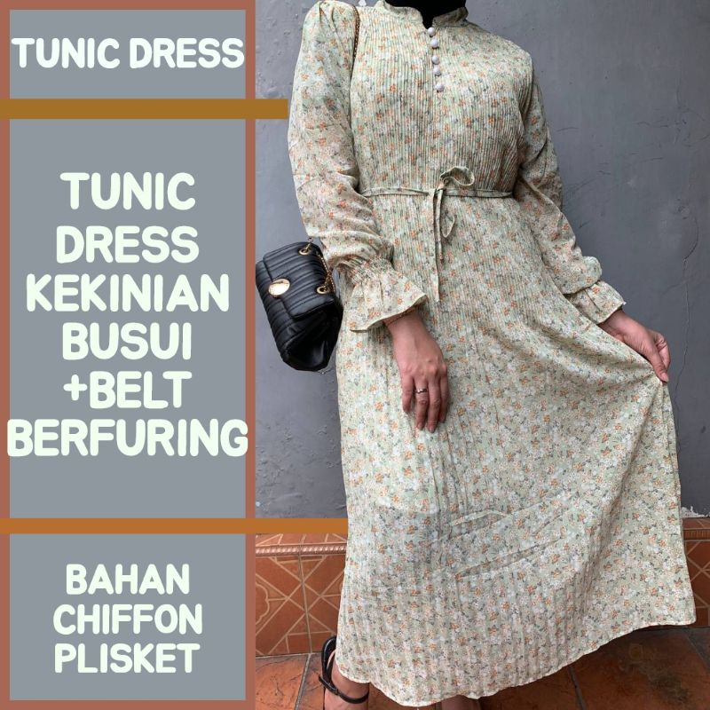 TUNIC DRESS REMAJA KEKINIAN MUSLIMAH