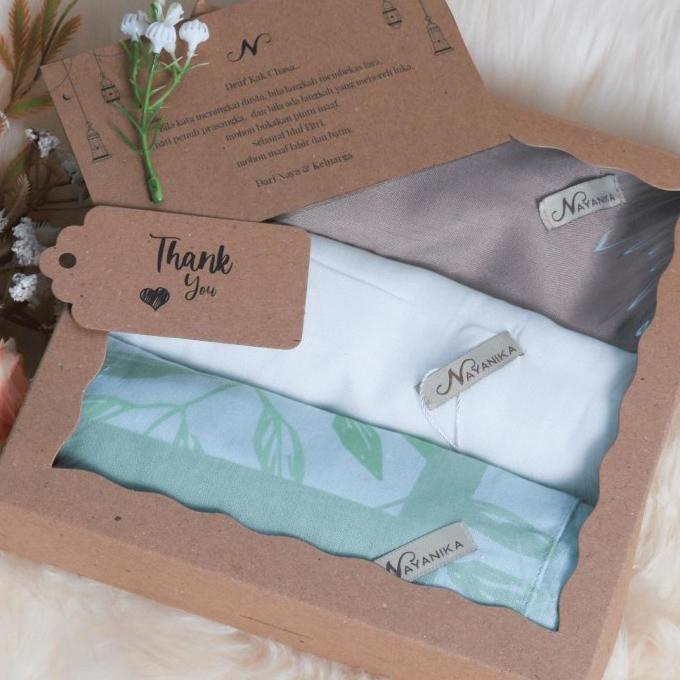 Premium Hampers Hijab / Paket Hijab / Nayanika Hijab Hampers Lebaran Istanasembakoo