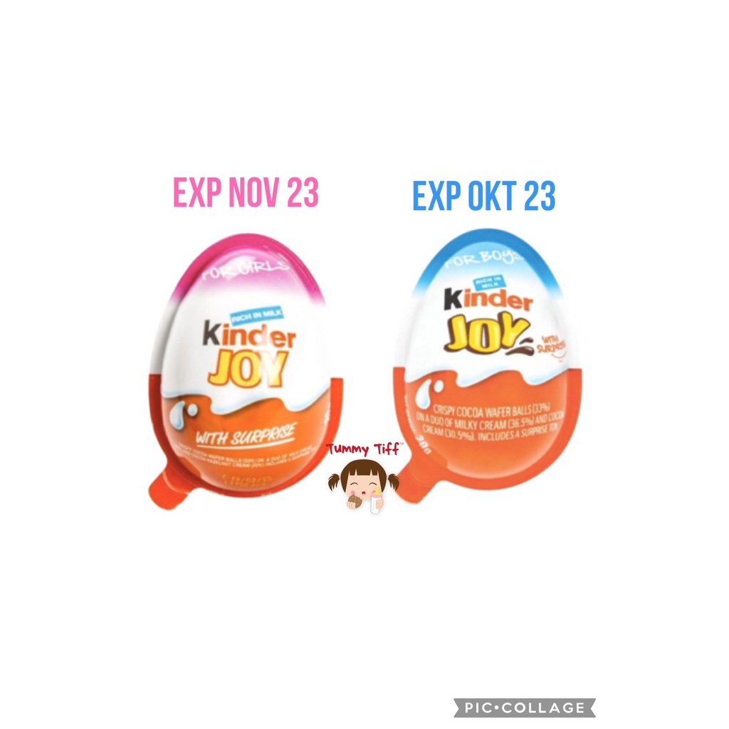 BEST SELLER PROMO Cokelat KinderJoy Boy &amp; Girl 20GR / Kinder Joy Boys 20GRAM / KinderJoy Girl Chocolate