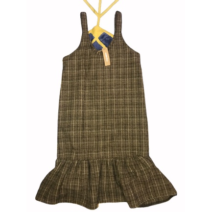 Someday Clothing - Anna Checkered Playsuit | Baju someday | Playsuit Kotak Kotak Coklat (New)