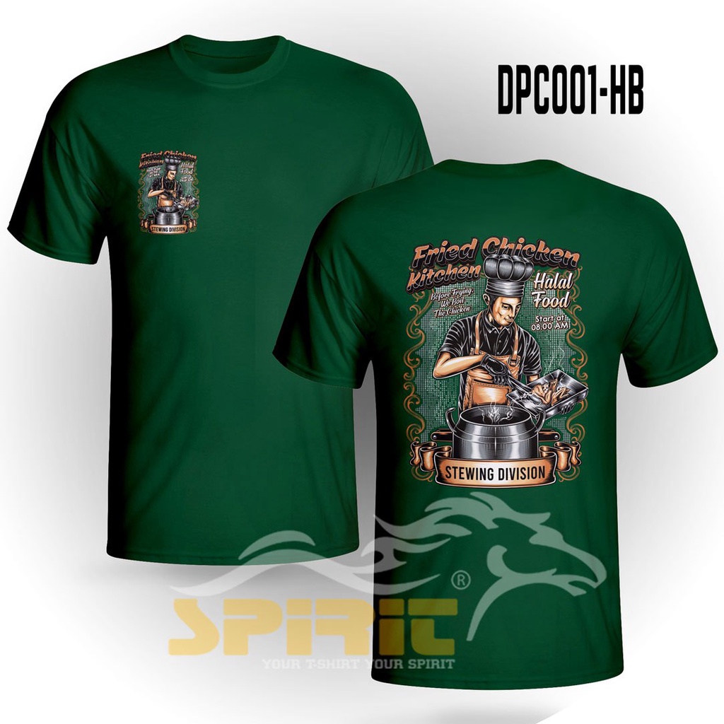 Kaos Profesi Tukang Ayam Geprek, Ayam Goreng, Pecel Ayam, Fried Chicken Dll Bisa Custom Ubah Tulisan