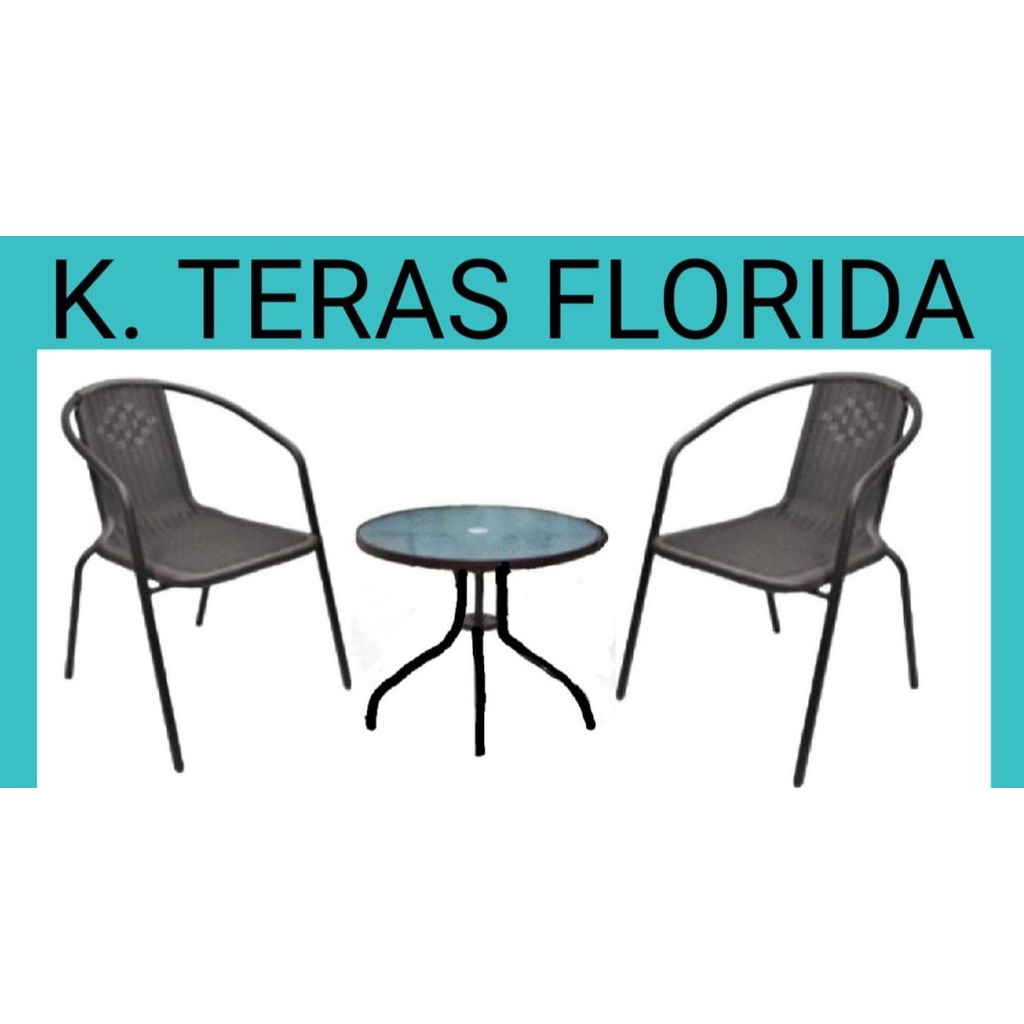 Kursi Teras Besi / Meja Teras Florida
