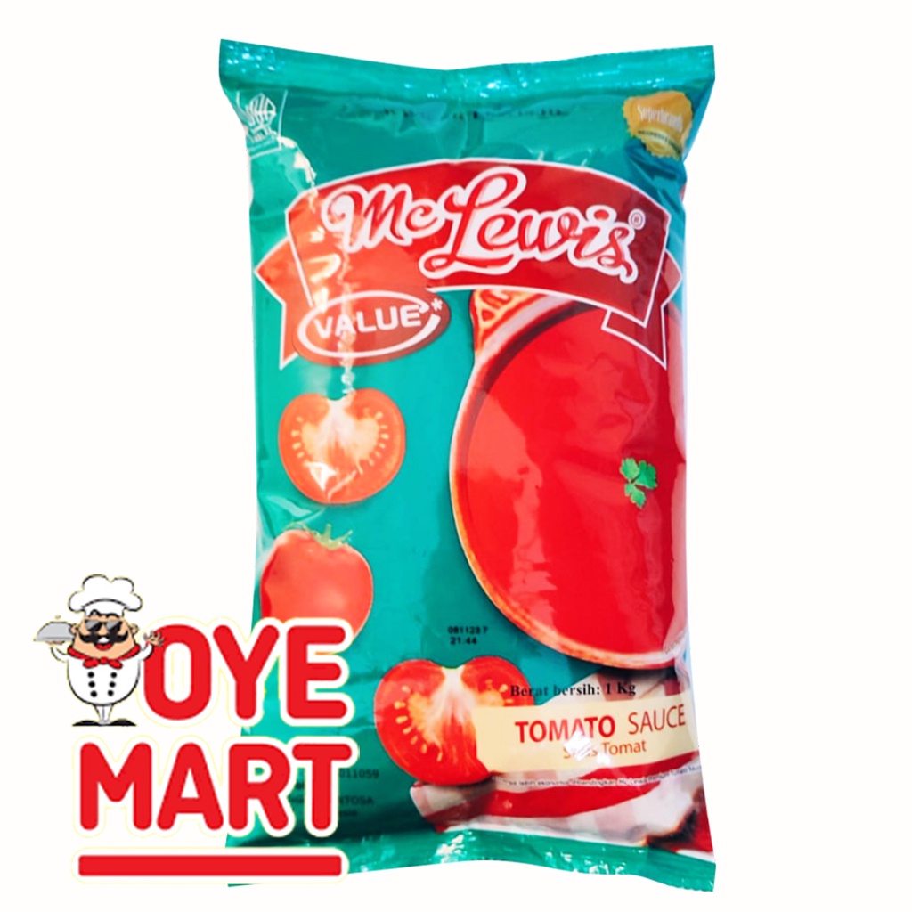 MCLEWIS TOMATO SAUCE 1KG SAUS TOMAT HARGA EKONOMIS