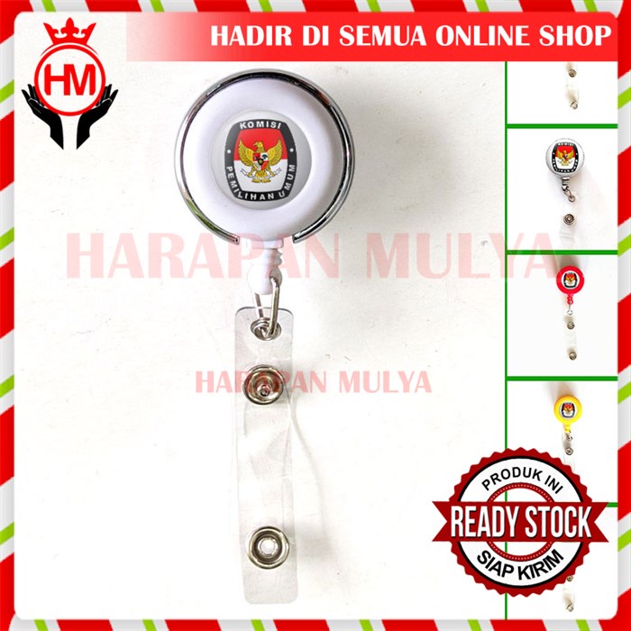 ID Card Yoyo KPU Gantungan ID Card Holder Logo KPU PPK PPS - Harapan Mulya