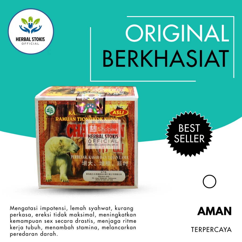 

Suplemen Kapsul Herbal Jamu HerbalChang (San) Original Obat (Kuat) Pria Asli Ampuh