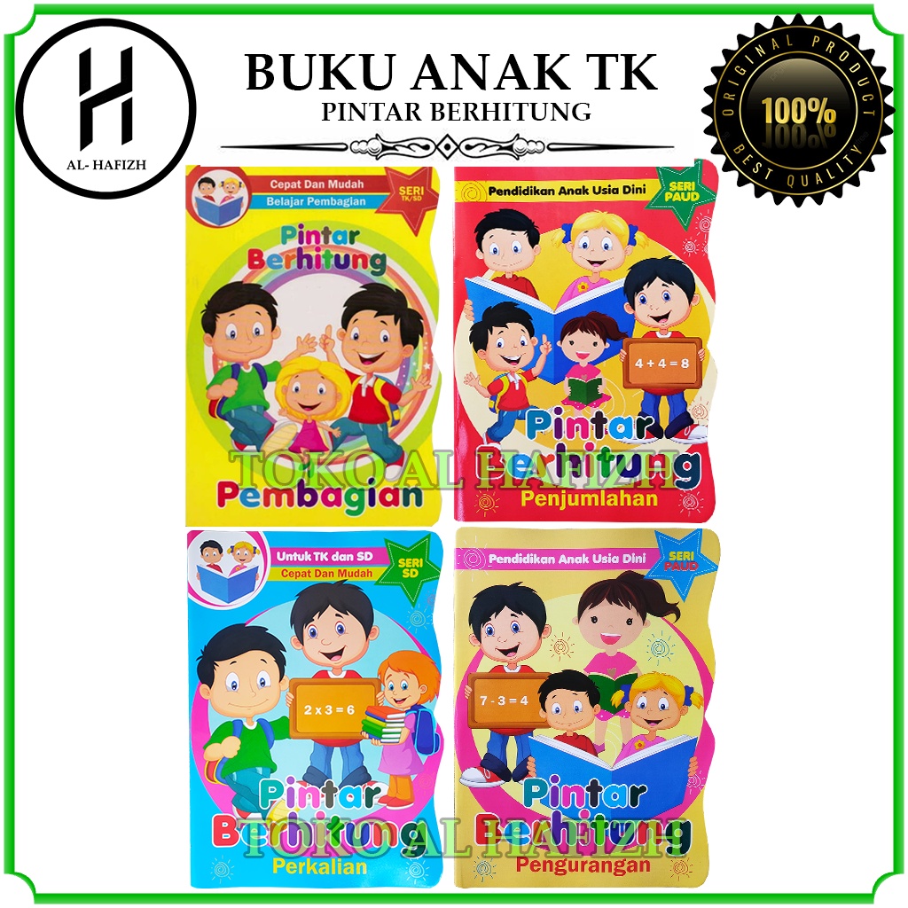 Buku Anak Pintar Berhitung Untuk TK PAUD SD - Daffa Media
