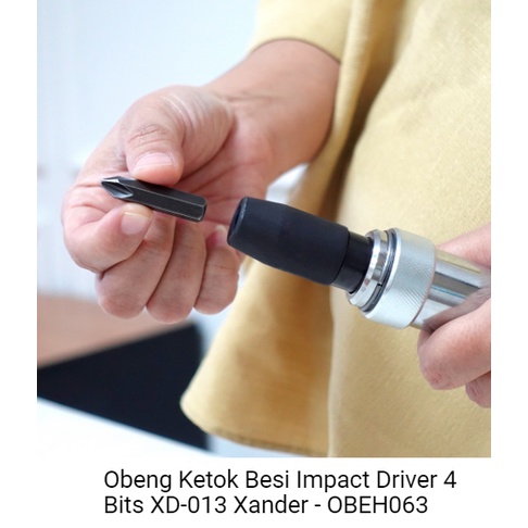 Xander Obeng Impact Driver 4 Bits XD-013