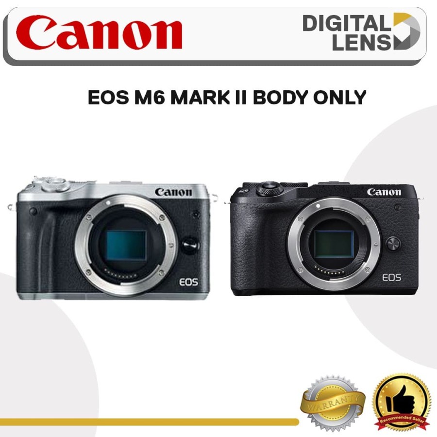 CANON EOS M6 MARK II BODY ONLY - KAMERA CANON EOS M6 MARK II
