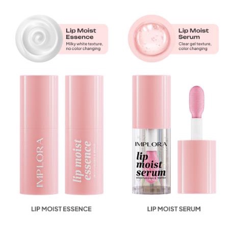 * NCC * Implora Lip Moist Essence Serum LipSerum Moisturizer And Tinted Pelembab Bibir