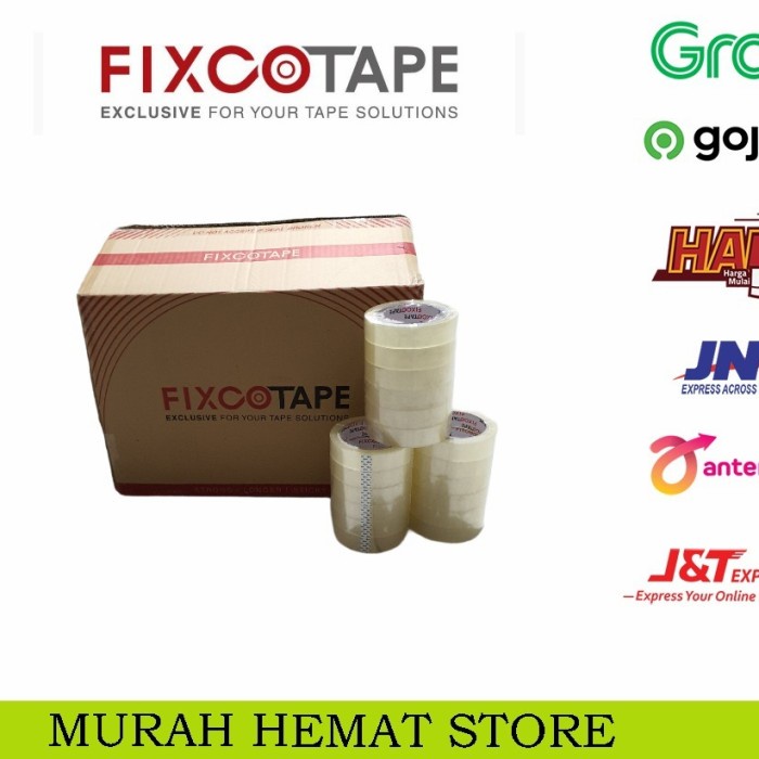 

Terlaris Isolasi / Solatip 1 Inch (24Mm X 72 Yard) Murahh Promo.. (Dus)