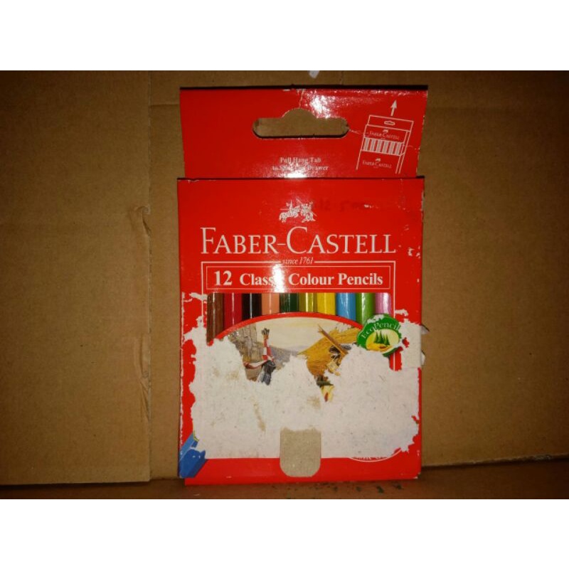 

Pensil Warna Faber Castell Pendek 12pcs Rijek